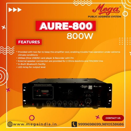 AURE - 800 Professional Power Amplifire